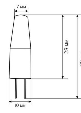 Светодиодная лампа biom g4 3.5w 1507 4500k ac/dc122 фото