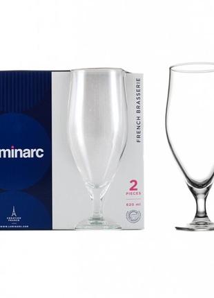 Luminarc n6027 набор бокалов для пива french brasserie 620мл 2шт