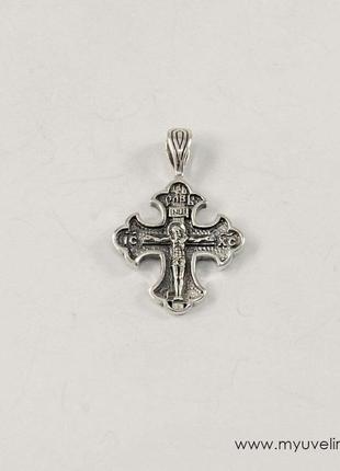 Крестик на шею серебро