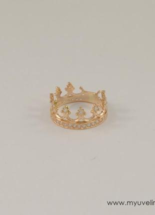 Колечко как корона из серебра 925 пробы, магазин myuvelir 4