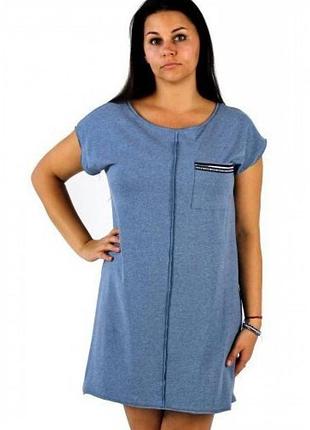 Туника nice de lafense 449mj джинсвый