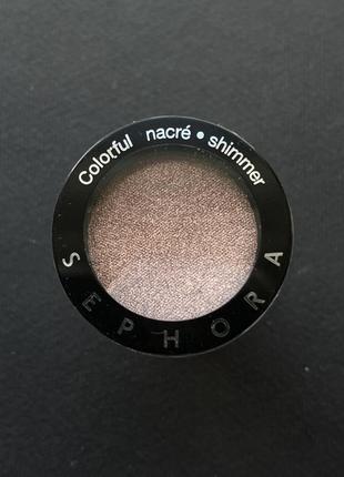 Тени для век с шиммером sephora shimmer highly pigmented eyeshadow 359 antique copper металлик3 фото