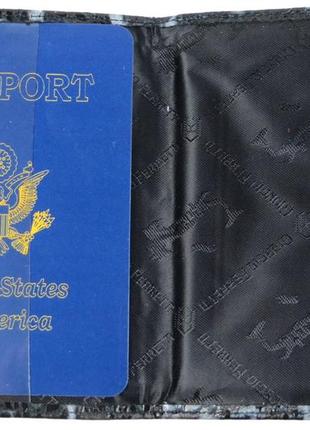 Кожаная обложка на паспорт, загранпаспорт giorgio ferretti черная6 фото