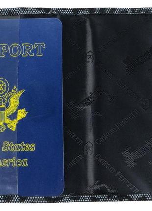 Кожаная обложка на паспорт, загранпаспорт снежный барс giorgio ferretti5 фото