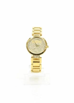 ✸наручний годинник baosaili kj805 gold з камінням модний дизайн баосаили для жінок та дівчат9 фото