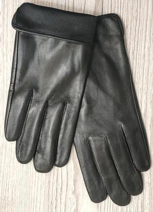 Перчатки мужские кожаные с шелковой подкладкой3 фото