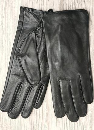 Перчатки мужские кожаные с шелковой подкладкой1 фото