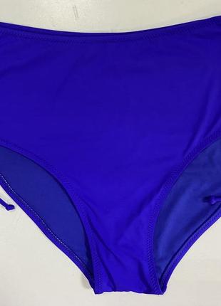 Купальник раздельный женский однотонный  вишнёвый 48 и синий 50 евро2 фото