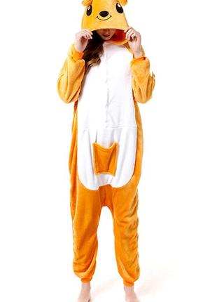 Кигуруми кенгуру пижама для детей мальчиков и девочек на рост 132-140 размер 134 140