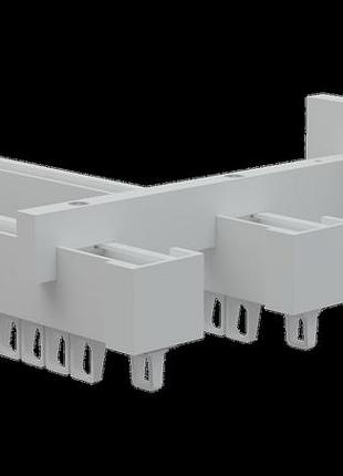 Карнизи для штор стіновий арин квадро подвійний білий