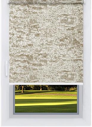 Рулонная штора феерия моккачино (блэкаут )