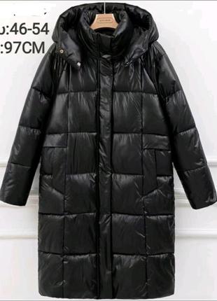 Жіноча куртка пальто зимове пальто на синтапоні тепле зимове пальто