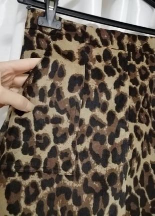 ⛔ нова  спідниця на косу принт леопардновая  юбкалеопард4 фото