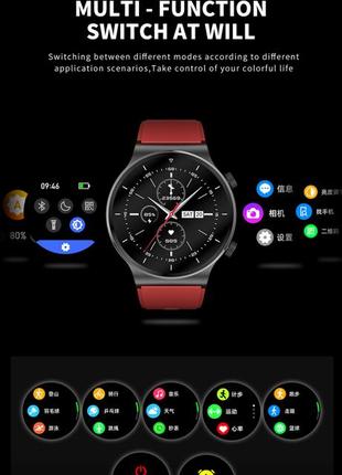 Мужские сенсорные умные смарт часы smart watch c12 серебристые. фитнес браслет трекер8 фото