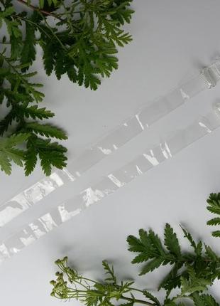Прозорі силіконові  бретелі ширина в наявності 1,7см та 2 см.2 фото