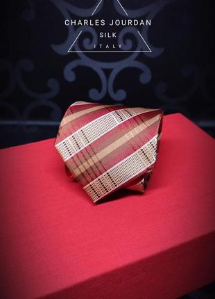 Краватка charles jourdan, silk, italy