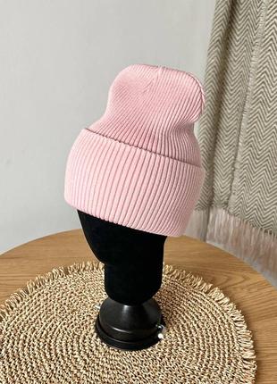 Шапка лопата базова пудра