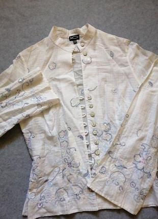 Рубашка, расшитая нитями в паетках, s