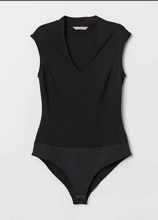 Боді h&m з джерсі з v вирізом;