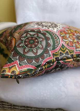 Декоративна наволочка 40*40 з мароканським візерунком  для декора інтер'єра2 фото