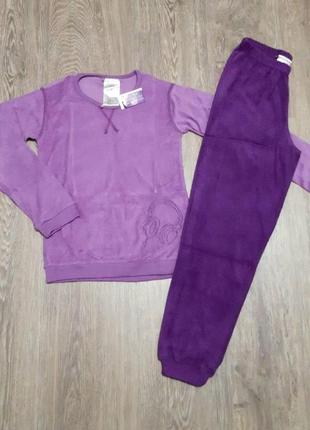 Пижама для девочки махровая lupilu  германия 122/128 рост