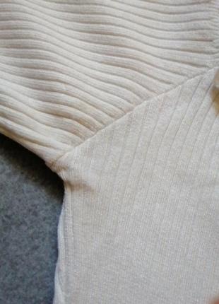 Белый топ fb sister knitwear, m/s6 фото
