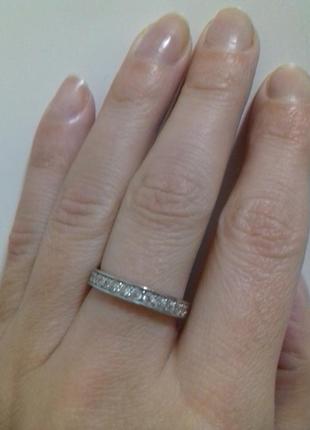 Серебряное кольцо невеста