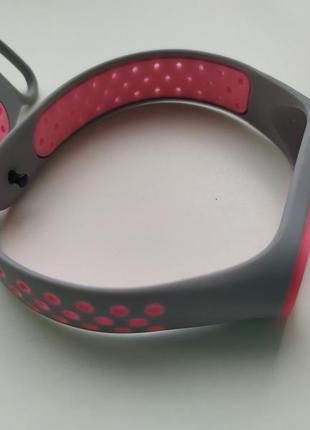 Браслет ремішок xiaomi mi bi band 3/4/5/6 mi band comi сіро-розовий2 фото