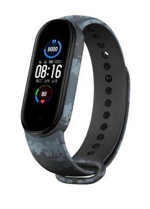 Браслет ремішок xiomi mi bi band 3/4/5/6 mi band cяомі камуфляжний