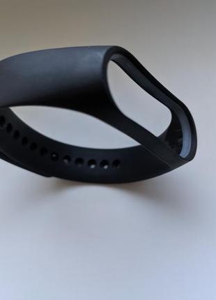 Браслет ремешок xiaomi mi band 3/4/5/6 mi band сяоми черный2 фото