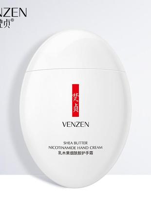 Крем для рук с никотинамидом и маслом ши venzen shea butter nicotinamide hand cream (60г)