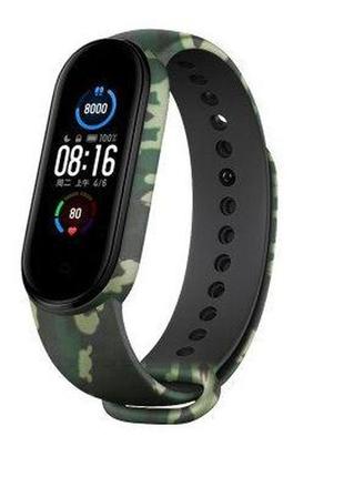 Браслет ремішок xiomi mi bi band 3/4/5/6 mi band cяомі камуфляжний