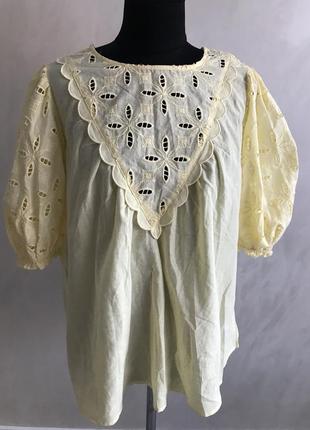 Нова святкова блуза блузка лимонного кольору