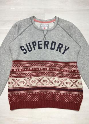 Фирменная женская толстовка батник свитер superdry3 фото