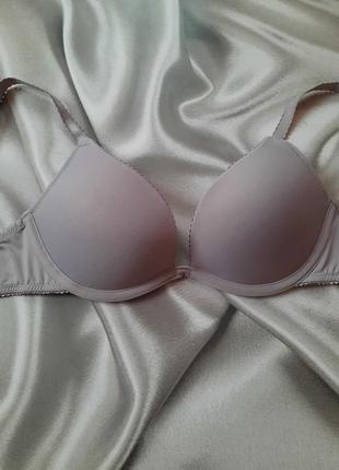 Бежевий бюст з пуш апом 70d×