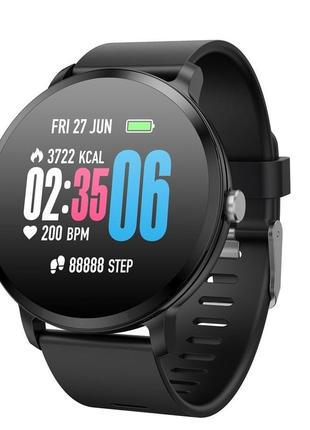 Розумні смарт годинник, фітнес браслет smart watch colmi v111 фото