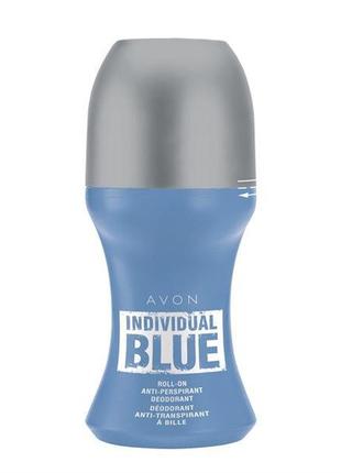 Дезодорант-антиперспирант с шариковым аппликатором individual blue, 50 мл avon