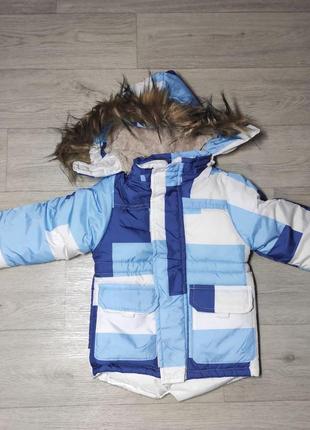 Зимняя куртка на мальчика 1 год (86 см), 3 года (98 см), 4 года (104 см). арт. 1141