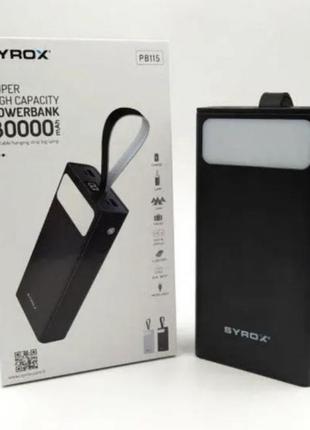 Power bank syrox 30000 mah чорний