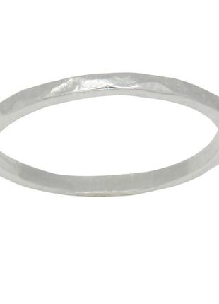 Серебряное кольцо тонкое "неделька" на фалангу или палец