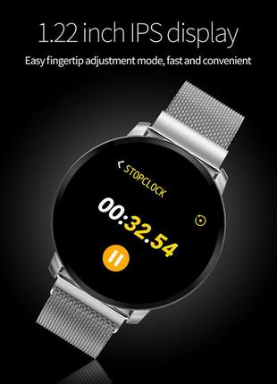 Cмарт-часы milanese strap smart watch cf68 золотистый9 фото