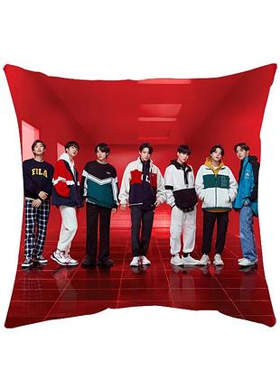 Подушка bts фила джин со съемной наволочкой 40*40см (p0131)