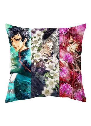 Подушка аниме темный дворецкий  black butler 40*40 см p05362 фото