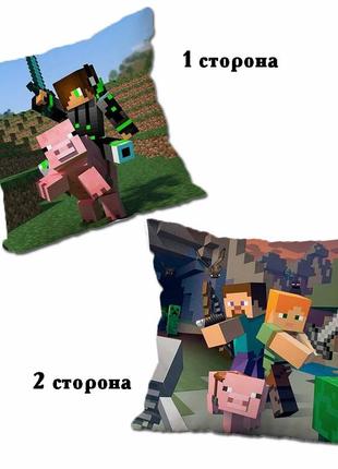 Подушка майнкрафт minecraft 40*40 см p0512