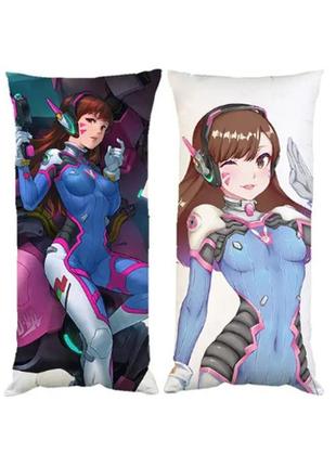 Подушка дива d.va overwatch двухсторонняя 30*50 см (pp0067)