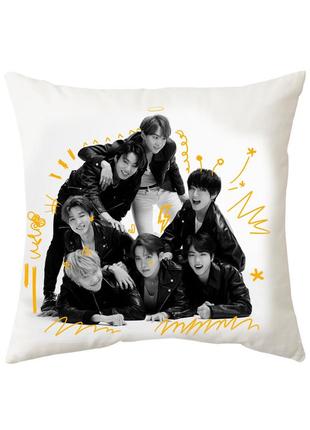 Подушка к-поп bts двостороння 40х40 см (p0052)