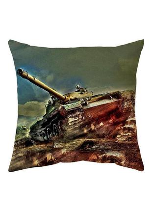 Подушка мир танков world of tanks 40*40см p0614