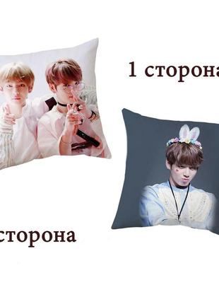 Подушка kpop bts двухсторонняя 40*40 см (p0036)