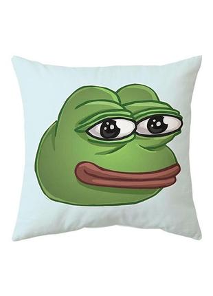 Подушка пепе лягушонок pɛpeɪ pepe двухсторонняя 40х40 см (p0657)