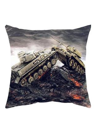 Подушка декоративная world of tanks 40*40см (p0066)